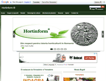 Tablet Screenshot of hortinform.ro